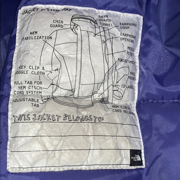 Gently Loved Kids Multicolor Hooded Jacket by The North Face - Picture 10 of 16